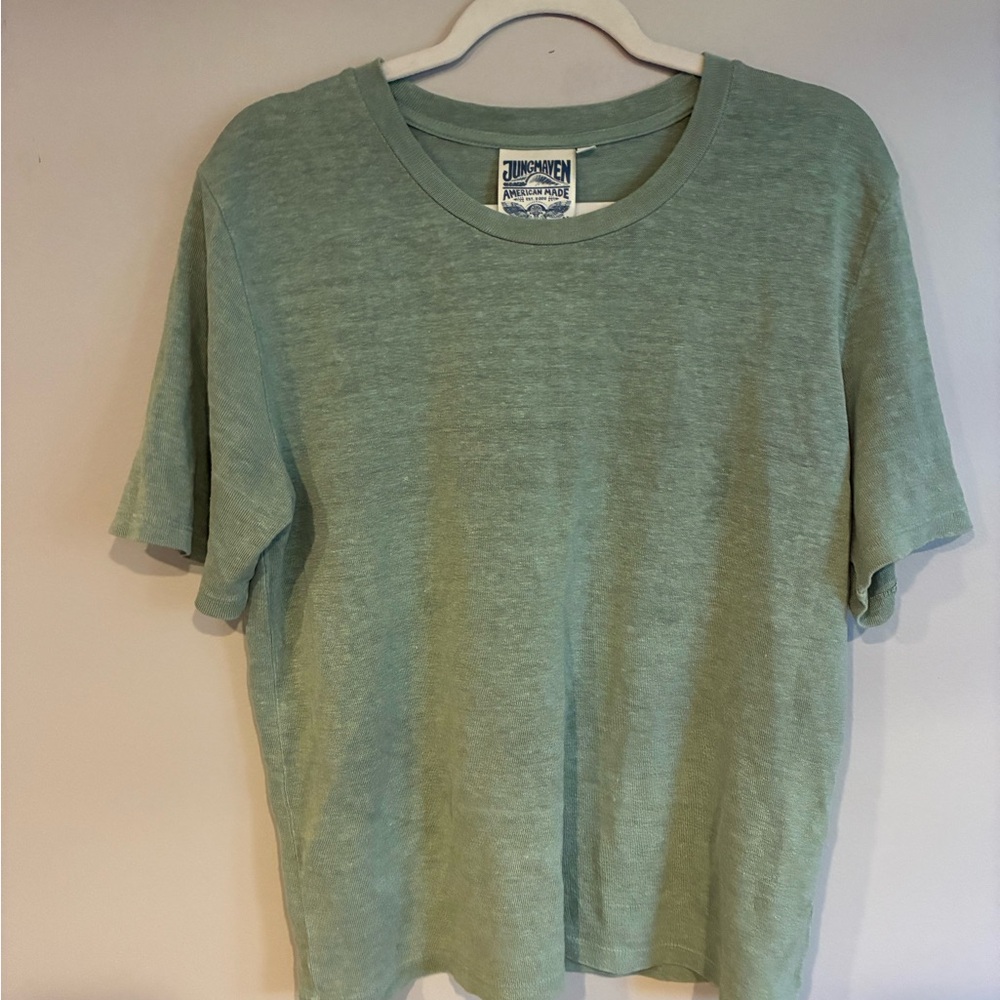 Jungmaven Green Short Sleeve Tee